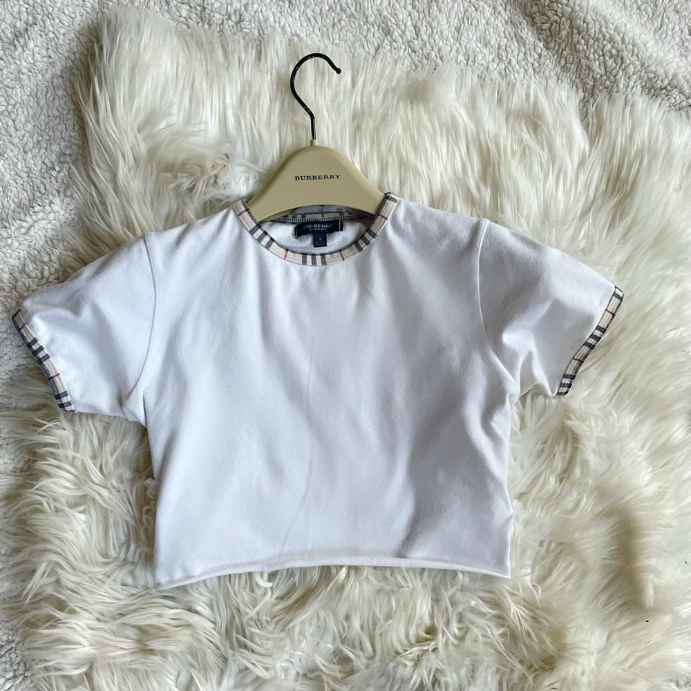 Burberry Cropped Tee